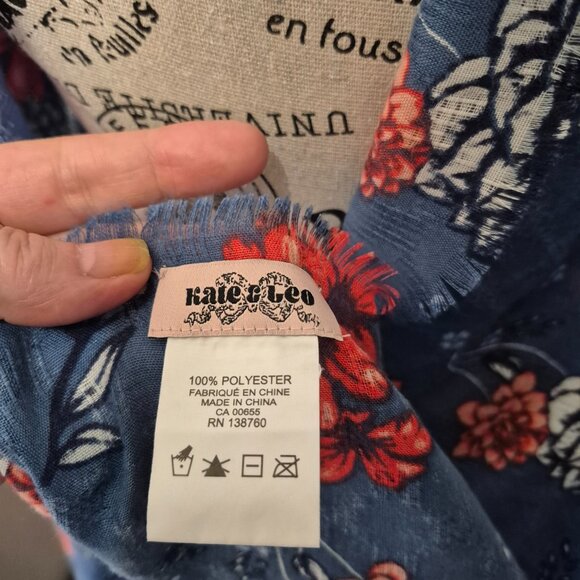 3/$25 Floral Wrap / Scarf - Picture 8 of 10